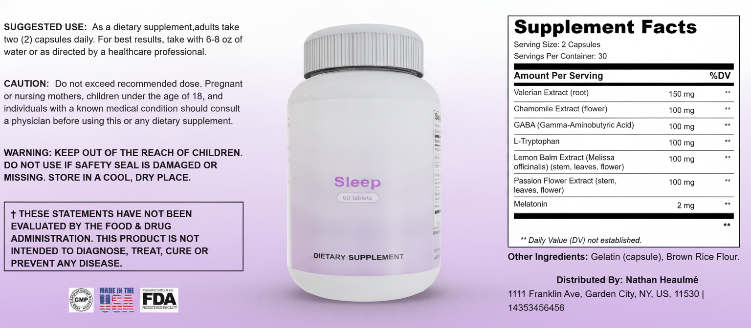 Sleep Aid Melatonin Caps image 1
